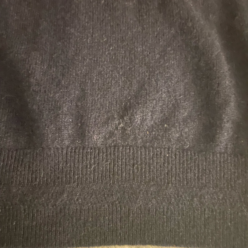 M: BODEN Pure Cashmere Crew Neck Sweater Navy Striped Retro Apres Skii NWT! - Picture 9 of 9